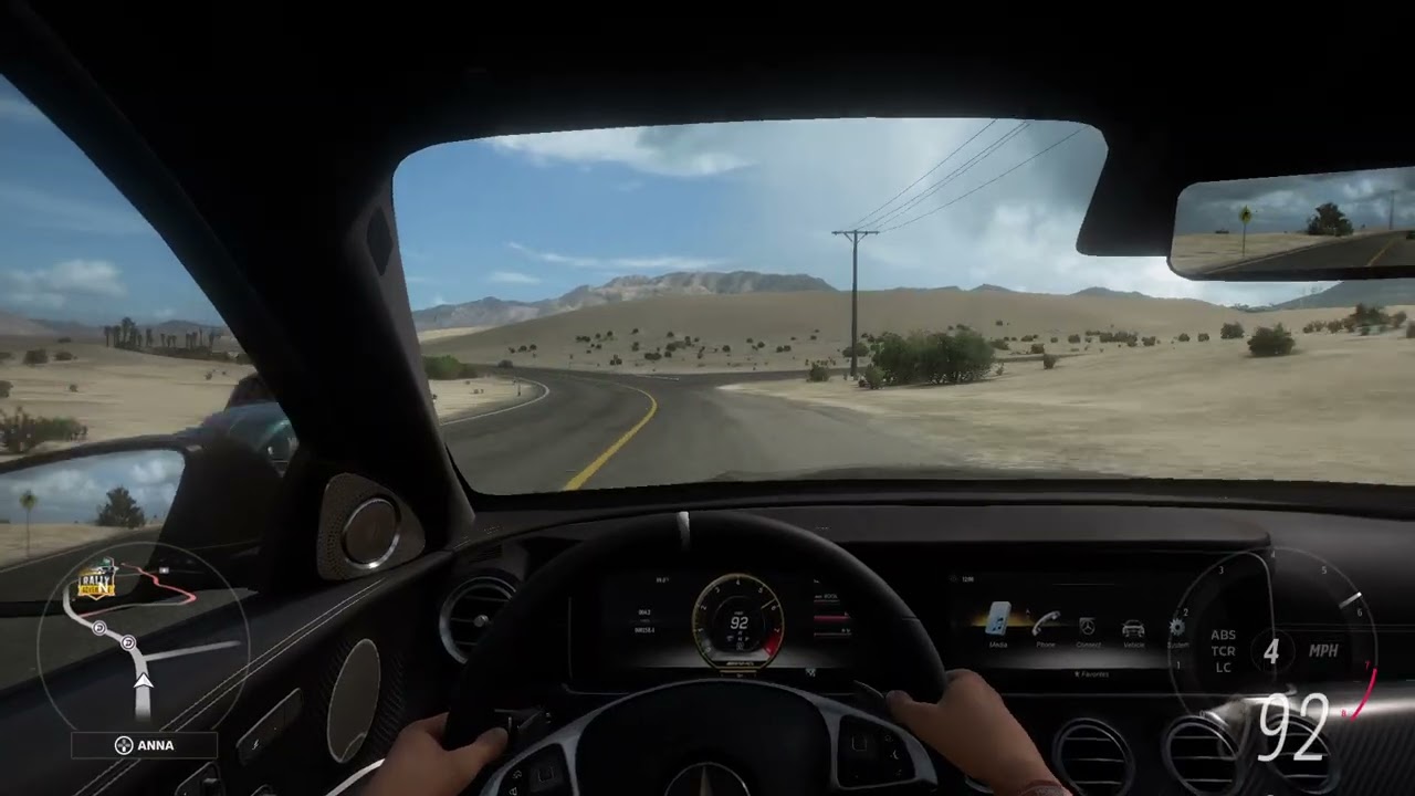 Mercedes-Benz E63 2018 goes to the desert you can get it from the Horizon Backstage