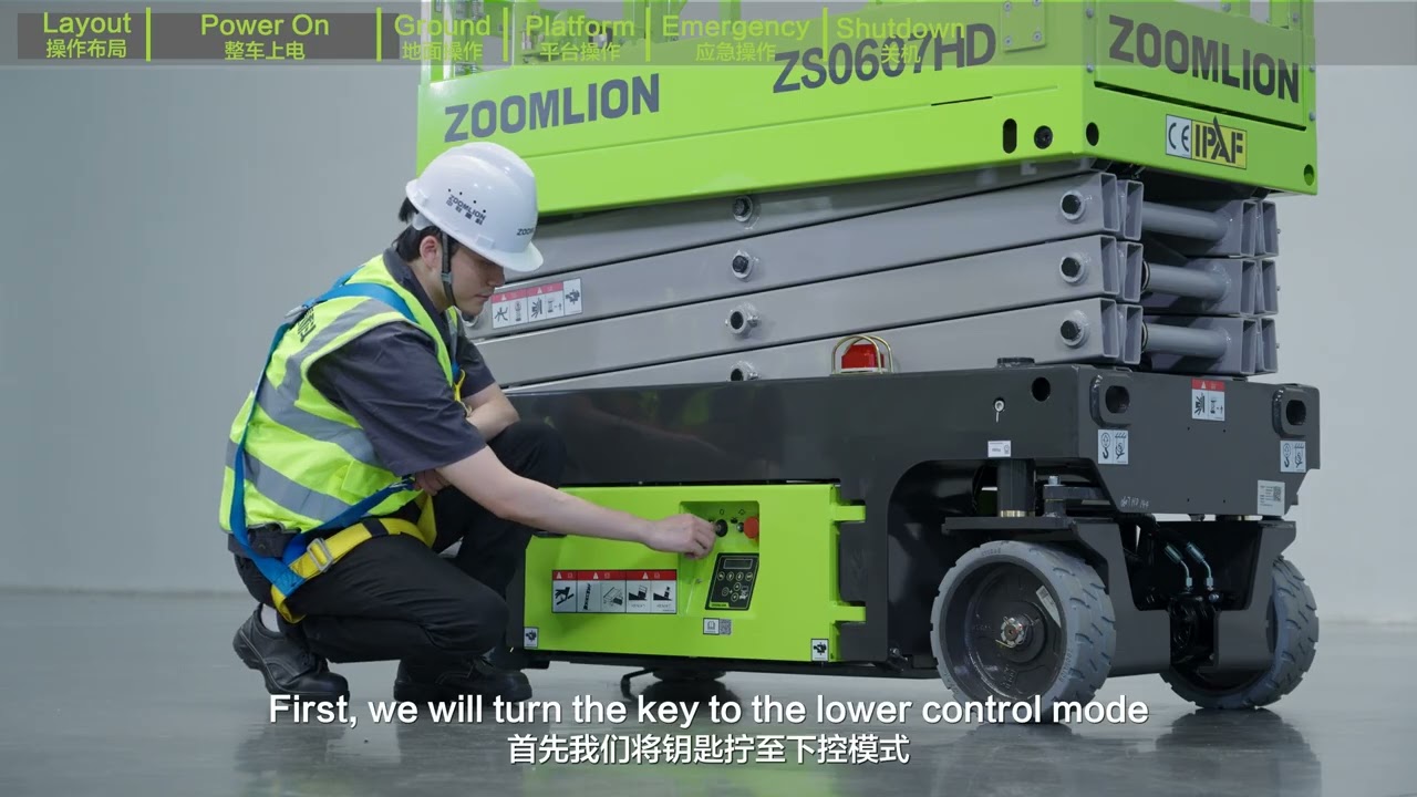 Operation Guide for Scissor Lifts
