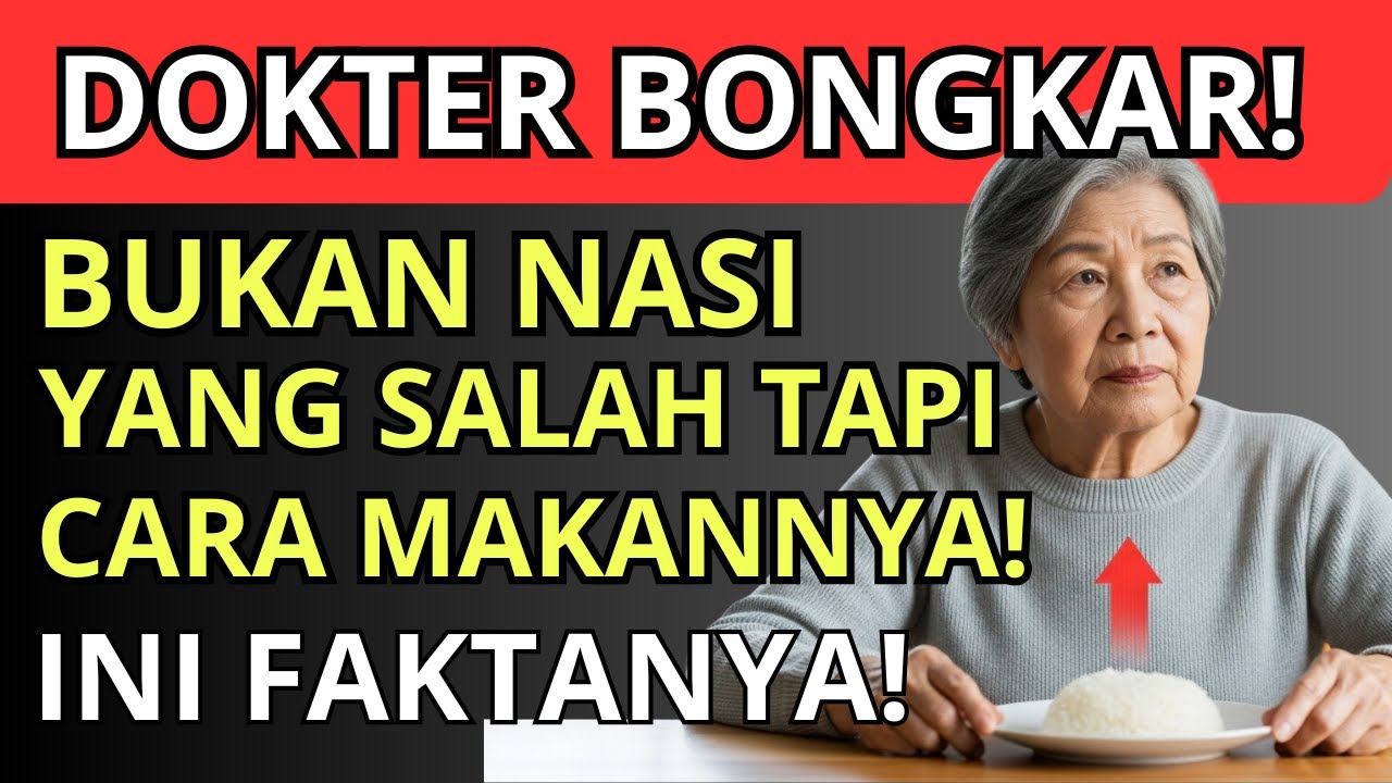 LANSIA WAJIB TAHU‼️Cara Makan Nasi Putih Agar Gula Darah Tetap Stabil