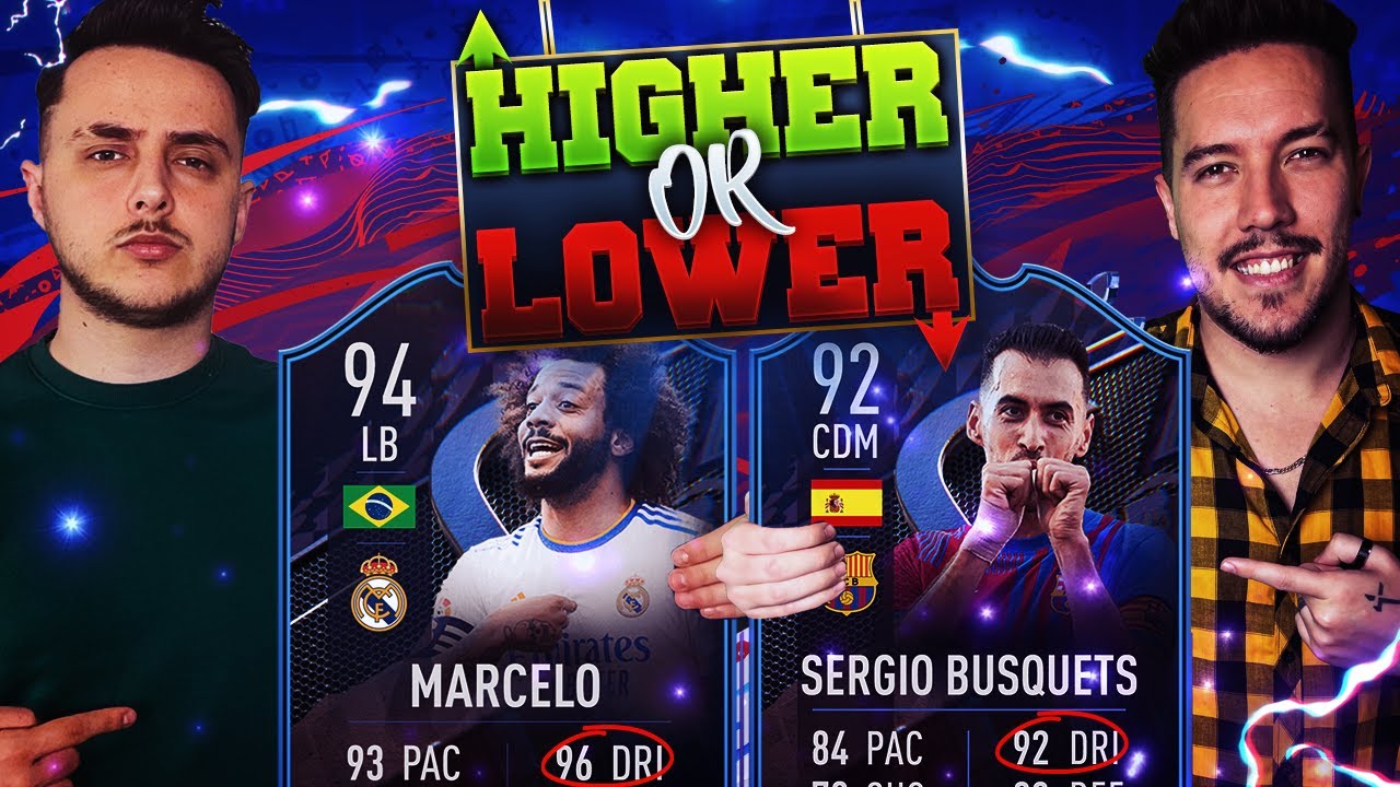 HIGHER or LOWER - FIFA 22 w/ Rekál