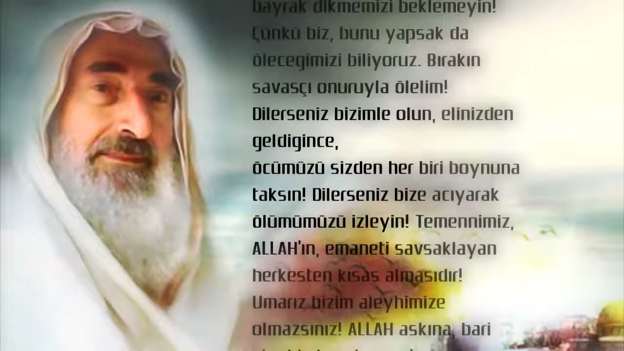 Allah'ım Ümmetin suskunluğunu sana şikayet ediyorum...