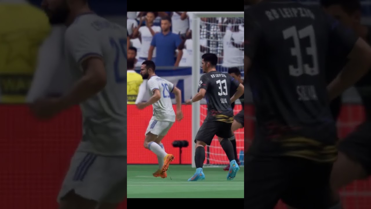 FIFA 22: Real Madrid vs. RB Leipzig (UCL 2022-23) kickoff 09/14/22 - Courtois save