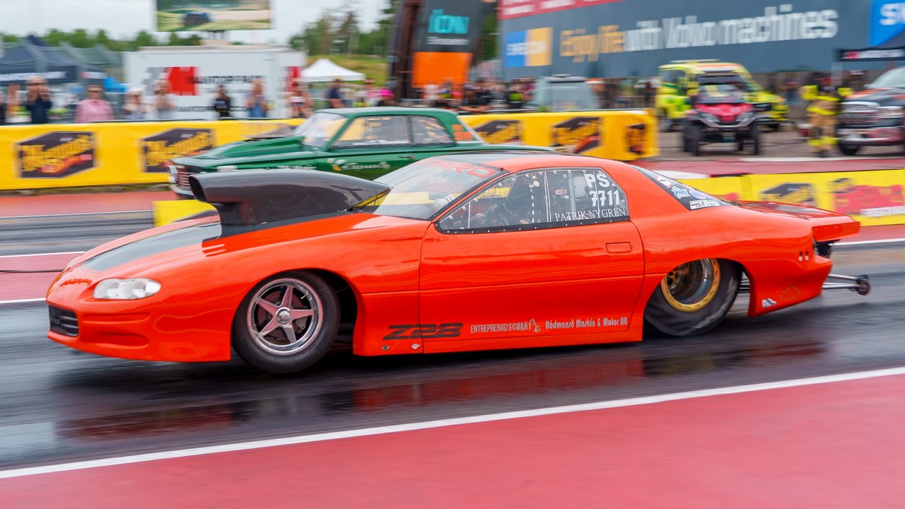 Pro Street Action at the Drag Festival Mantorp Park 2025