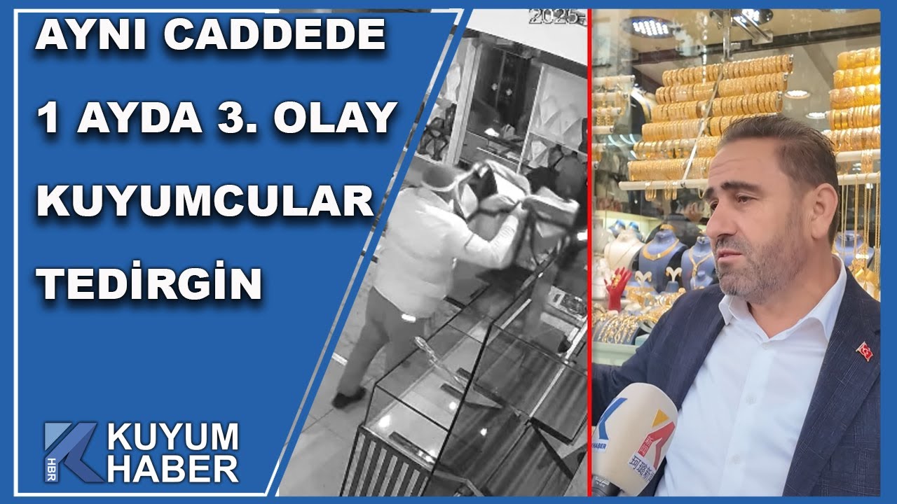 Yenibosna Fatih Caddesi'nde Bulunan Kuyumculara Soyguncular Dadandı. Mustafa Şahin Anlattı