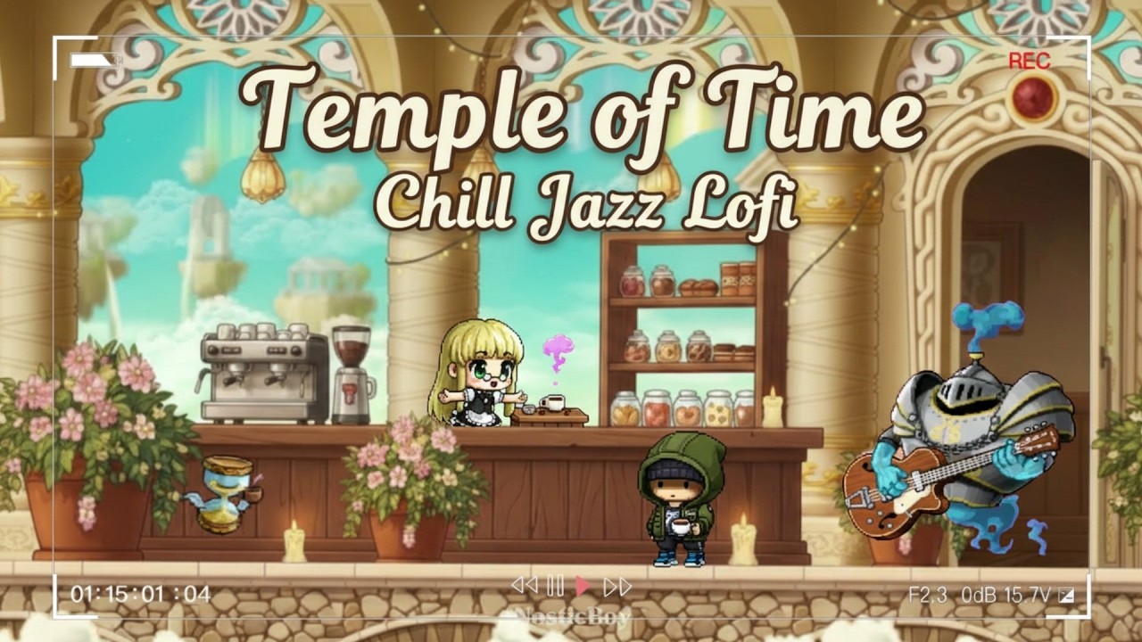 chilling out at temple of time cafe.