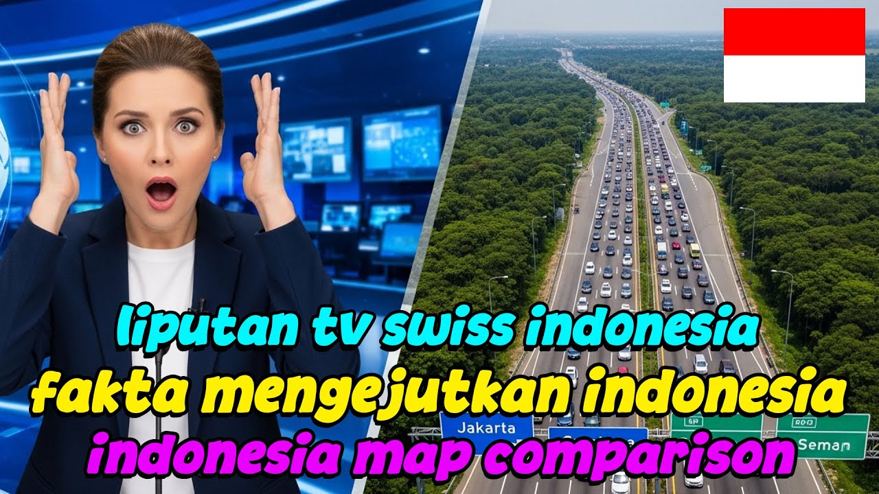 Bandingkan di Peta… Indonesia Bikin Semua Orang Shock! (TV Swiss)