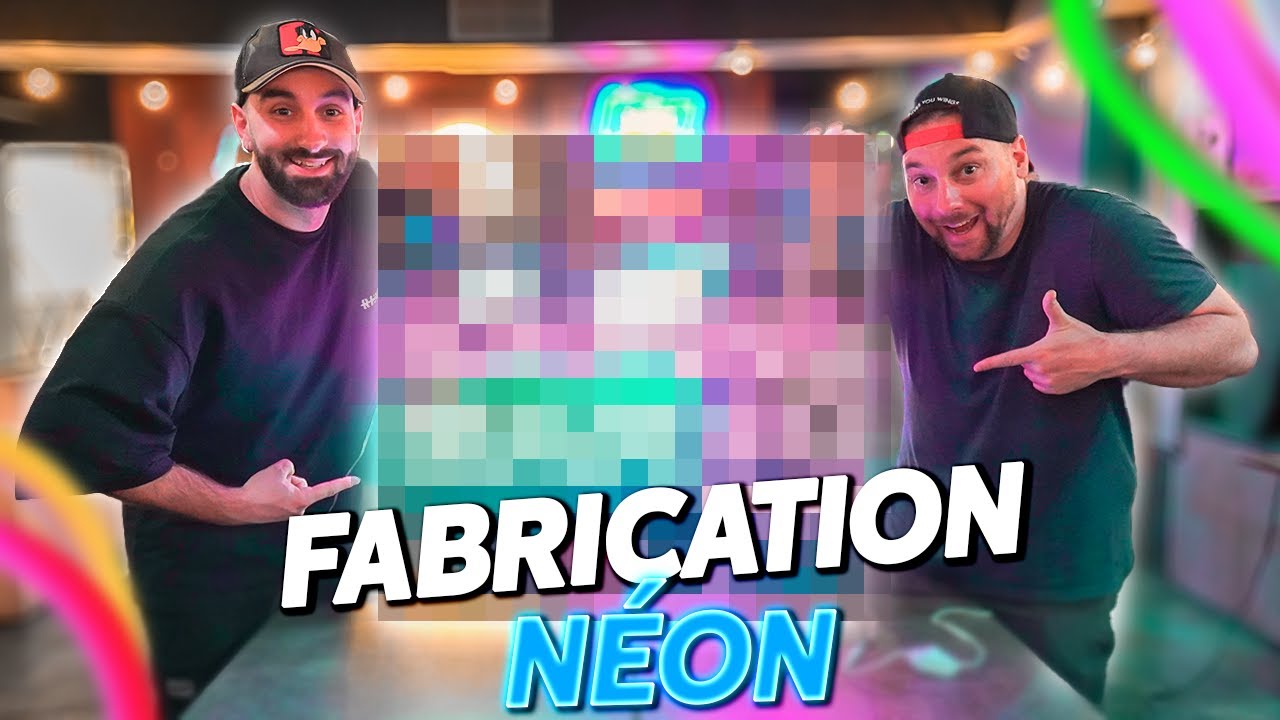 ON FABRIQUE UN NÉON PERSONNALISÉ POUR -100€ !