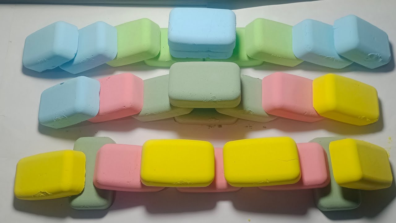 Baking soda crush satisfying videos 🤍🧡💚❤️👌#asmr #bakingsoda 