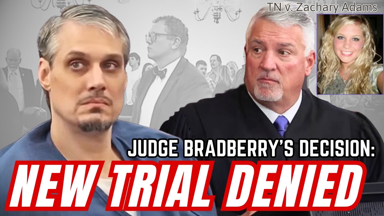 Judge Denies Zachary Adams' Request for New Trial | Decision Reading