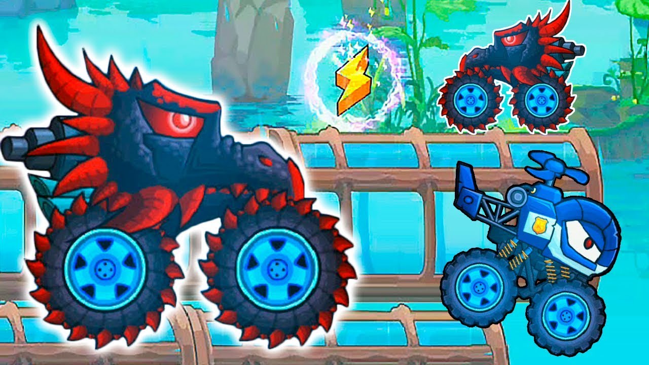 ДРАКОН Car Eats Car Multiplayer Победили БОССА и Открыли Новую Машину Дракон в Гонках Car Eats Car