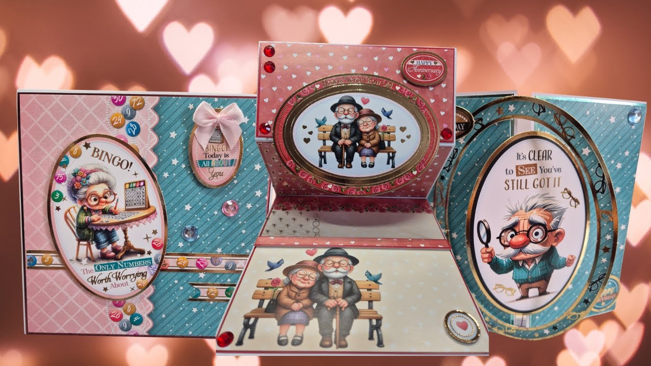 Crafting With Hunkydory Golden Oldies Hearts Never Grow Old
