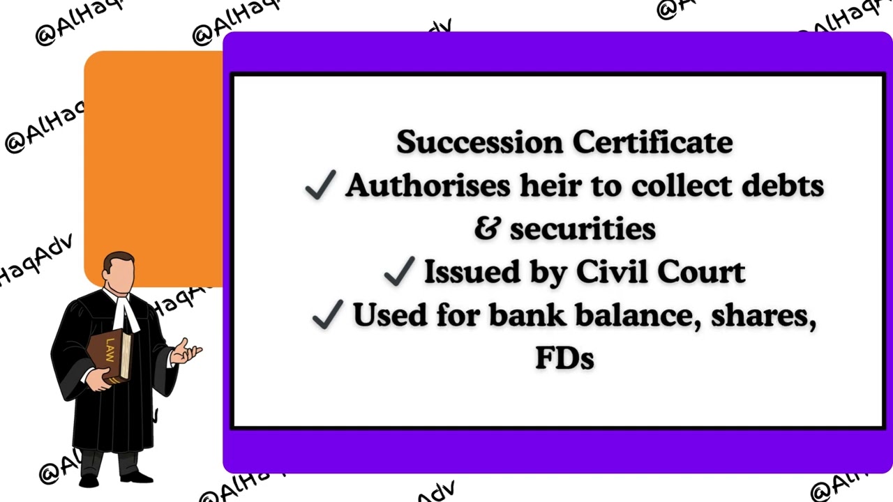 Difference between Legal Heir Certificate & Succession Certificate