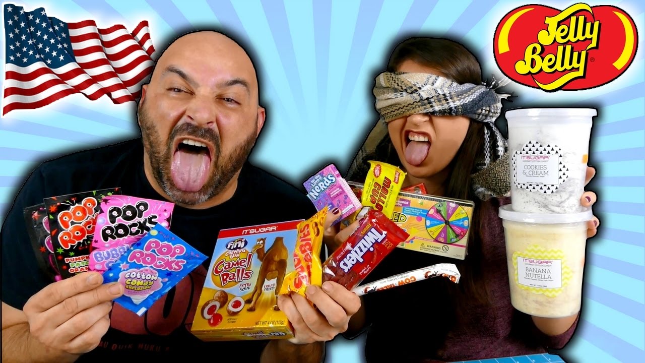 CHALLENGE DÉGUSTATION PRODUITS AMÉRICAINS avec JELLY BELLY  !!