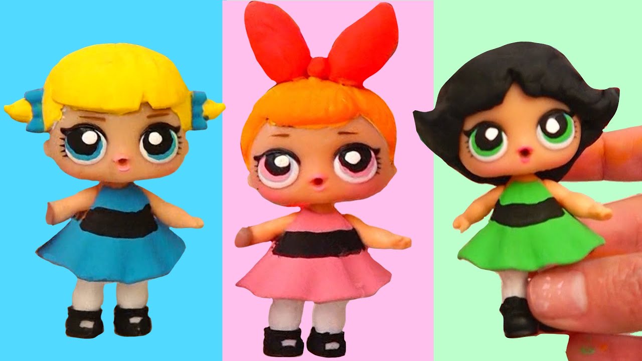 Powerpuff Girls Funny Stories with Toys and Dolls