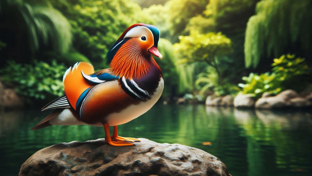 Mandarin Duck The Most Beautiful Bird on Water !  Stunning Wildlife Documentary
