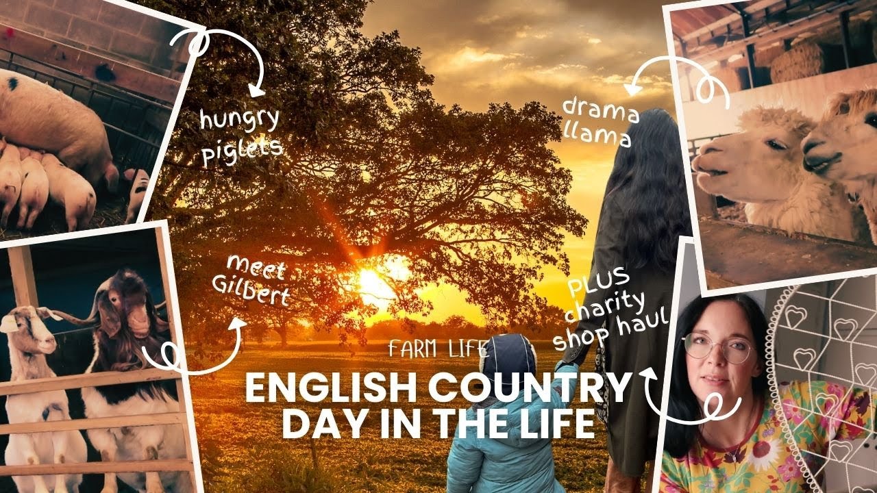 A NOVEMBER ENGLISH COUNTRYSIDE FAMILY VLOG with charity shop haul