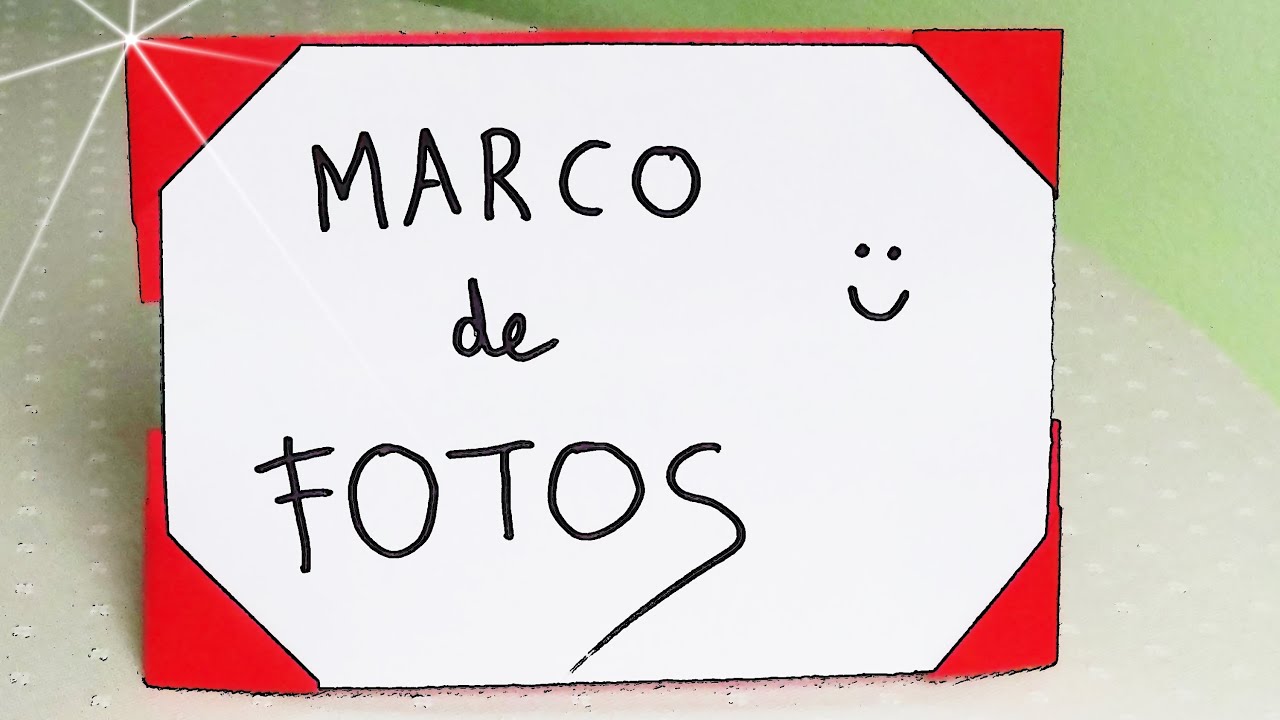 Cómo hacer un Marco de Papel para FOTOS!