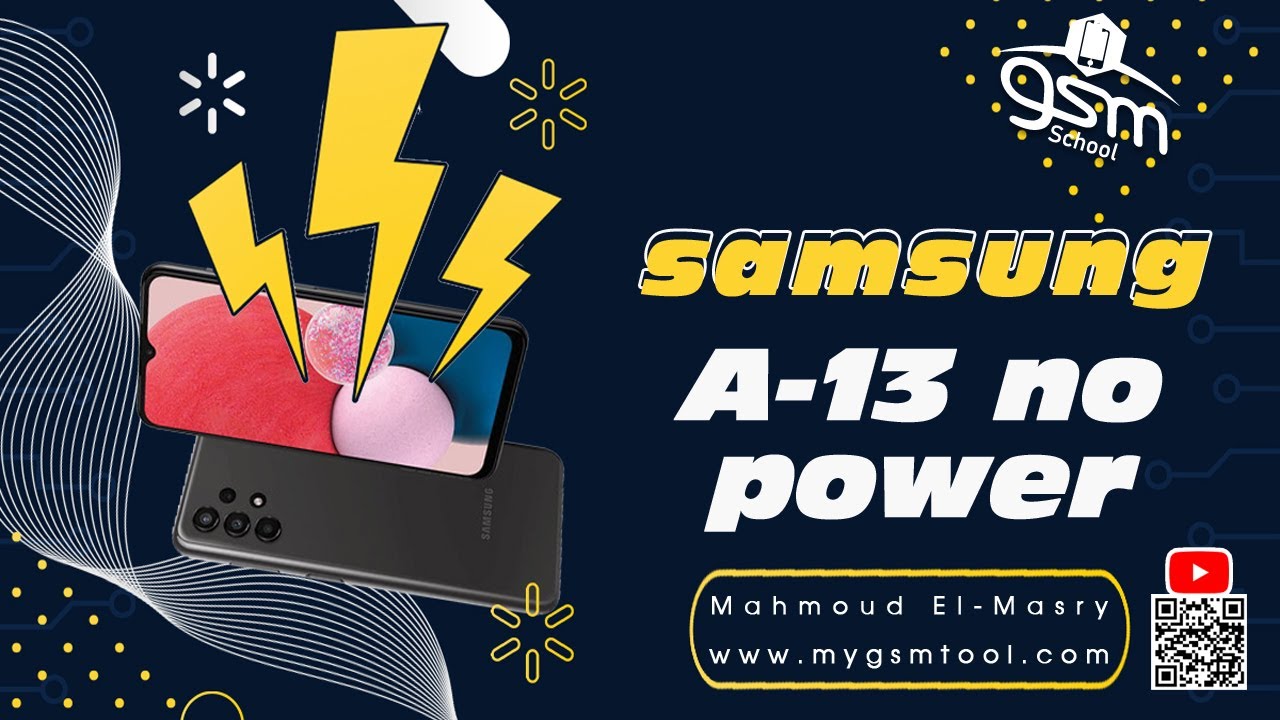 Samsung A13 no power solution عطل شائع في سامسونج A13 بيفصل لوحده
