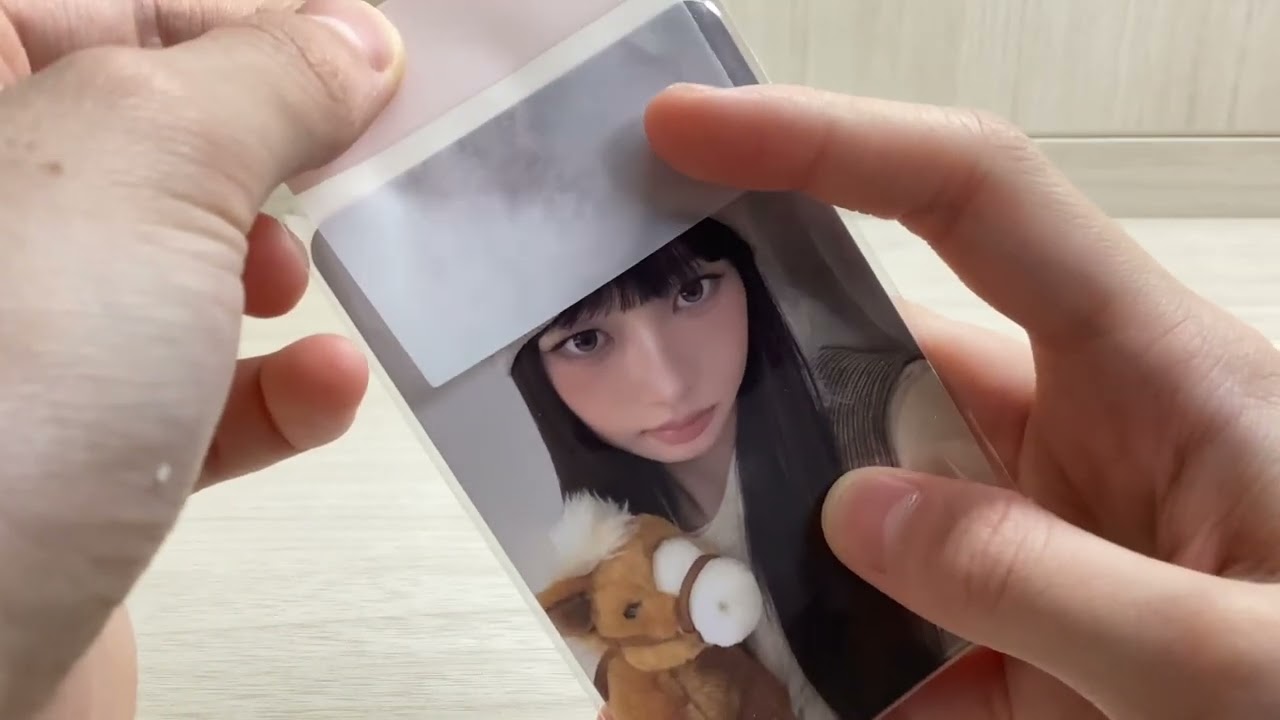 컷 한번도 안하고 포카포장!!