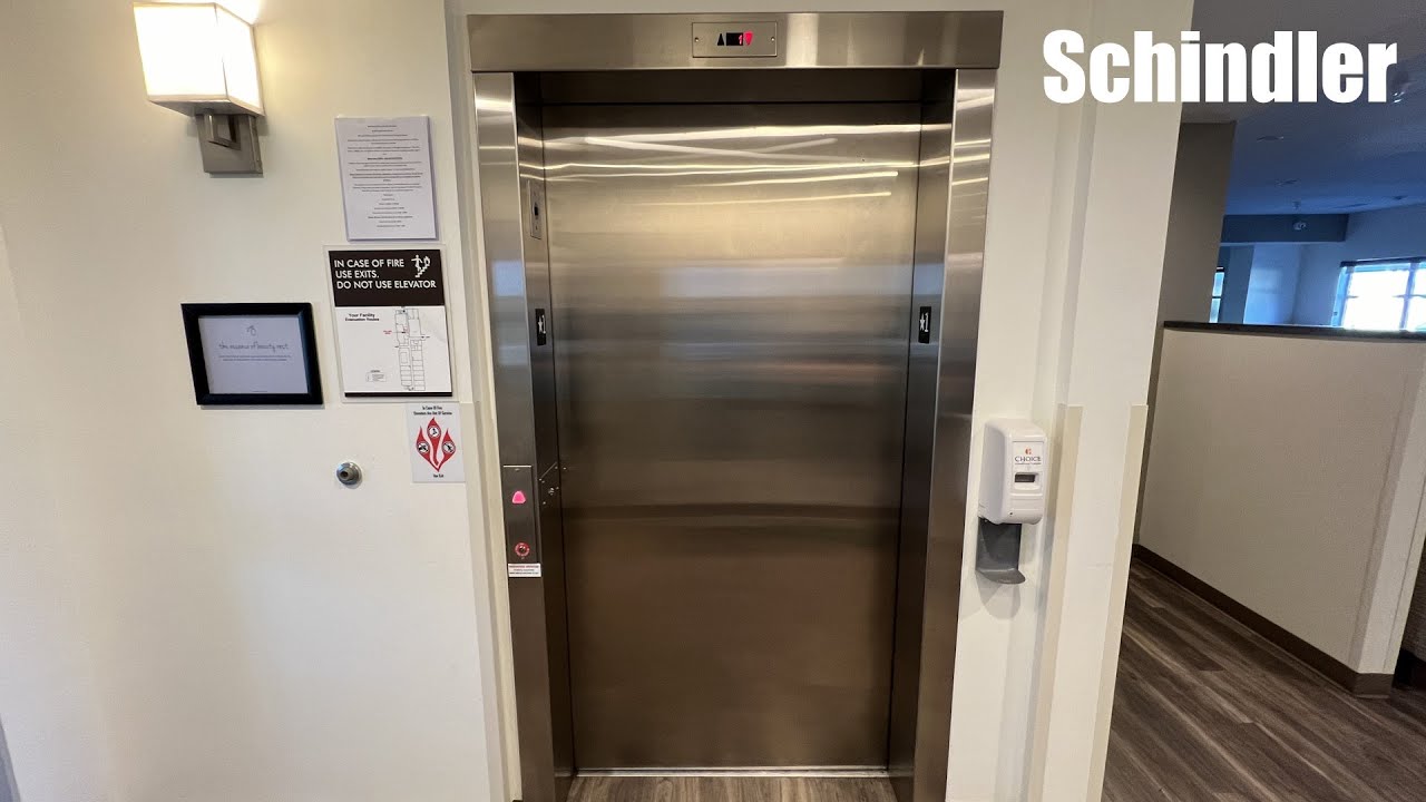 Schindler 330a Elevator at the Sleep Inn in Jacksonville, IL