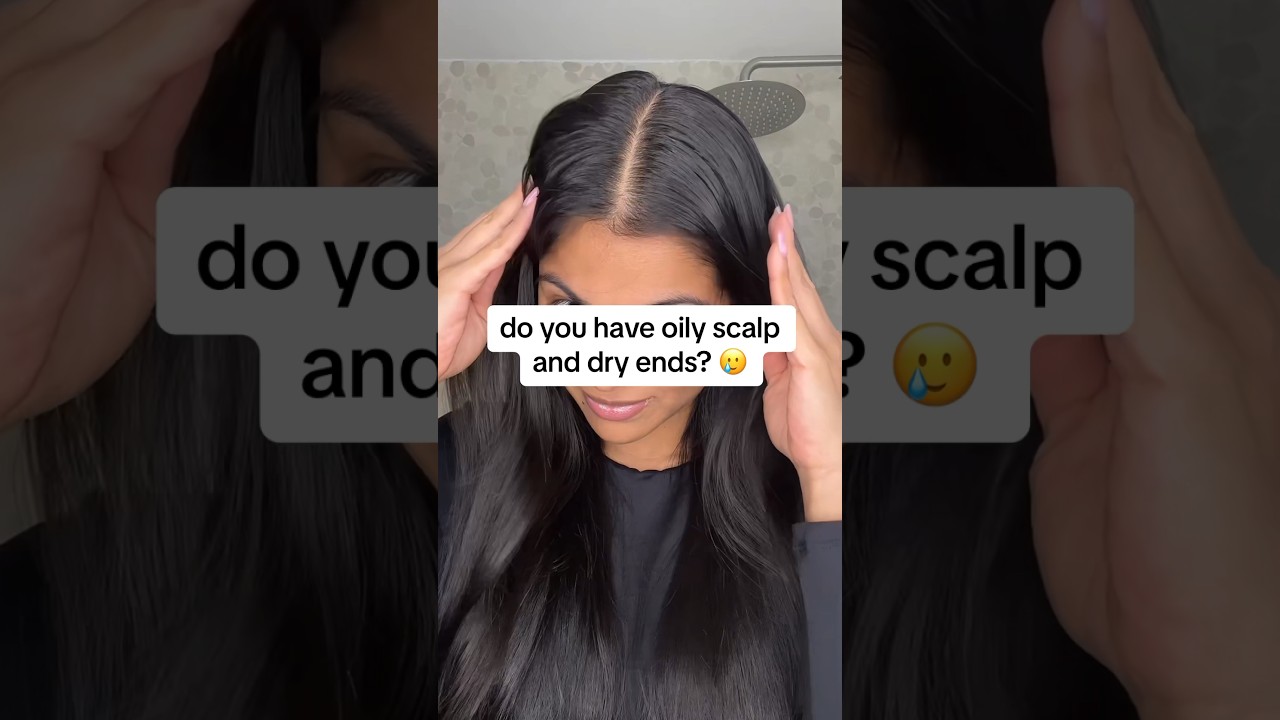 this oily hair tip works like no other 🤩 | hair growth tips #youtubeshort #hair #hairgrowth
