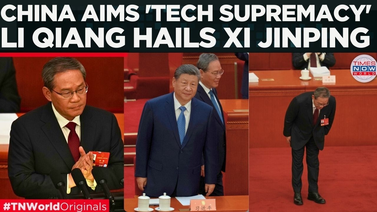 WATCH: Li Qiang Hails Xi Jinping's Leadership At Opening Session Of National People's Congress
