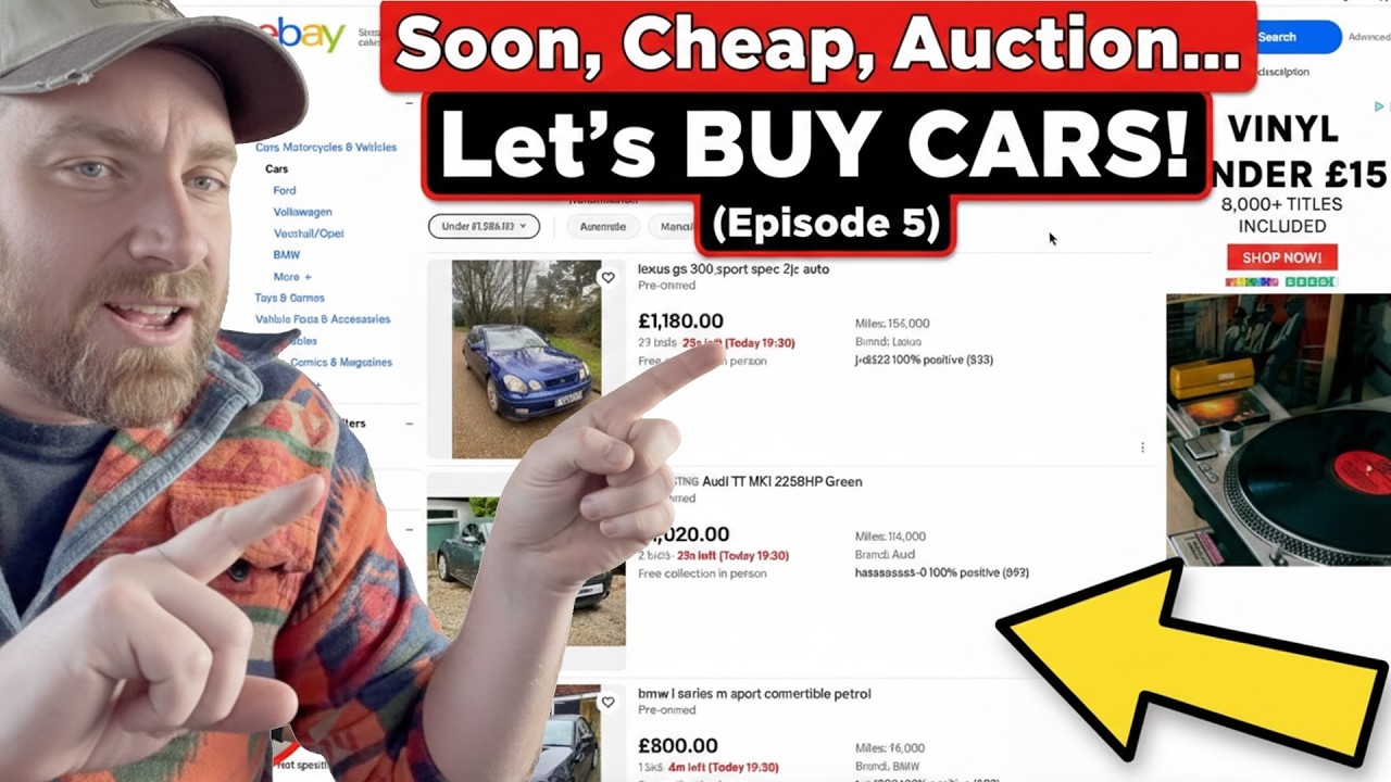 Soon, Cheap, Auction... Let's BUY CARS! (Episode 5) 🚗💰⏱️