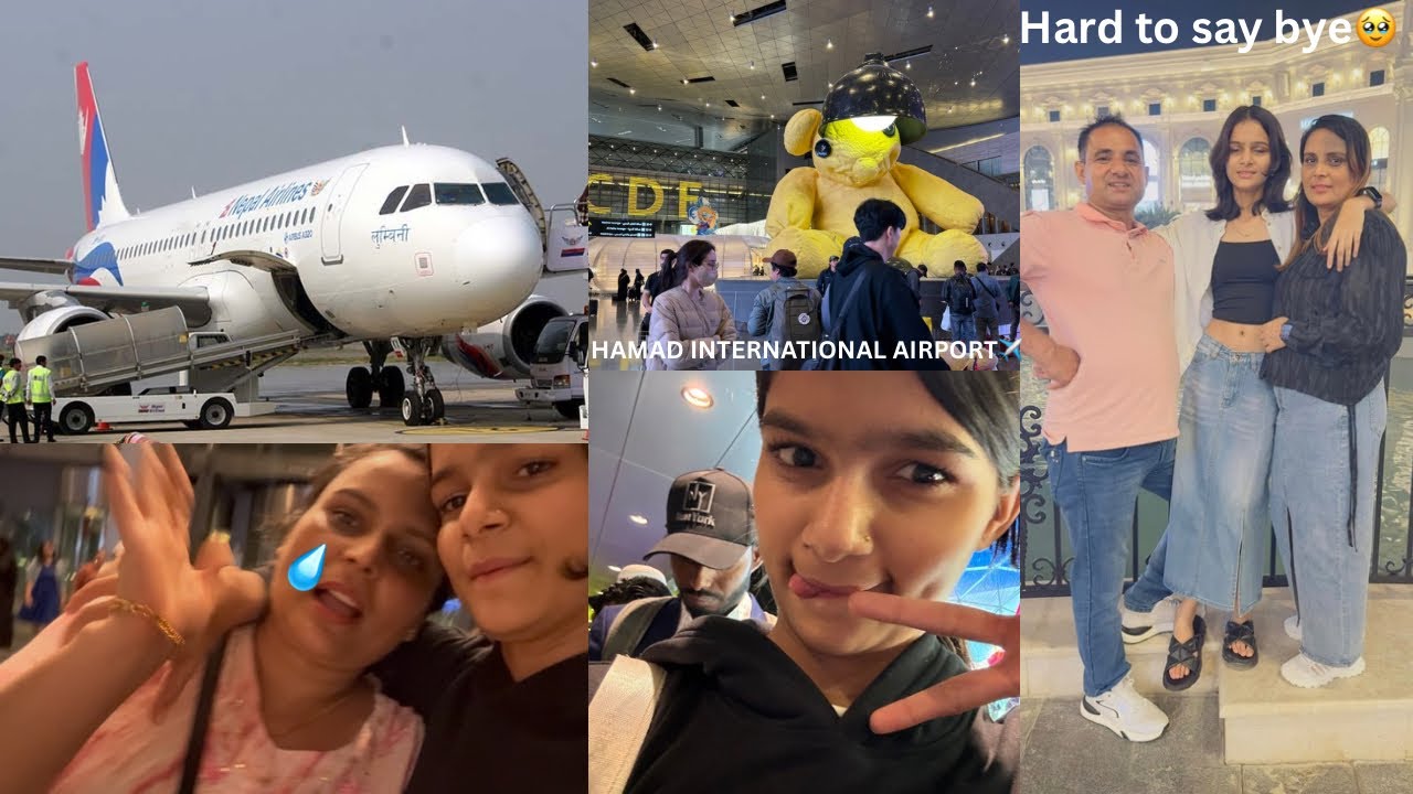Goodbye Qatar 💔 | Spent 1 Month with My Parents | Back to Nepal 🇳🇵✈️”
