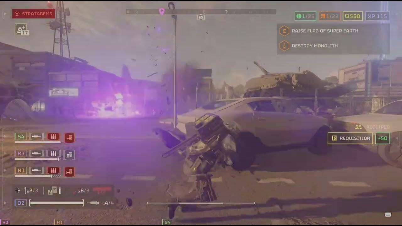 HELLDIVERS 2 Answering low level S.O.S calls