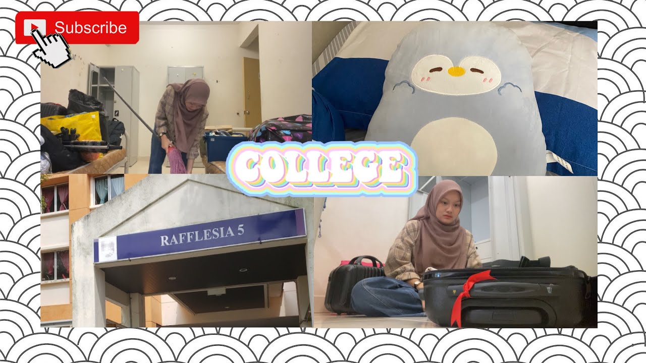VLOG | Unpack college stuff | Roomtour Kolej Rafflesia 5 UiTM Puncak Alam