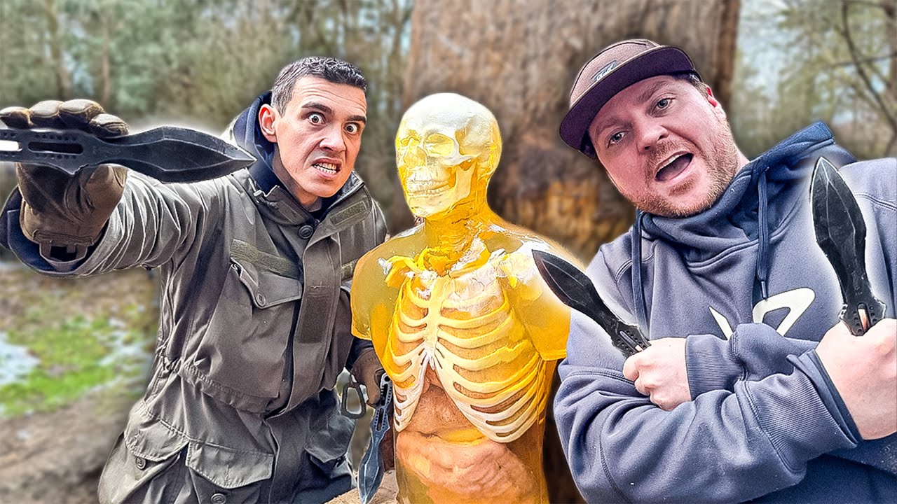 MESSER WERFEN! Wie gut funktioniert das?! - Dummy-Test mit @DasLebendesBrian69 | Mattin