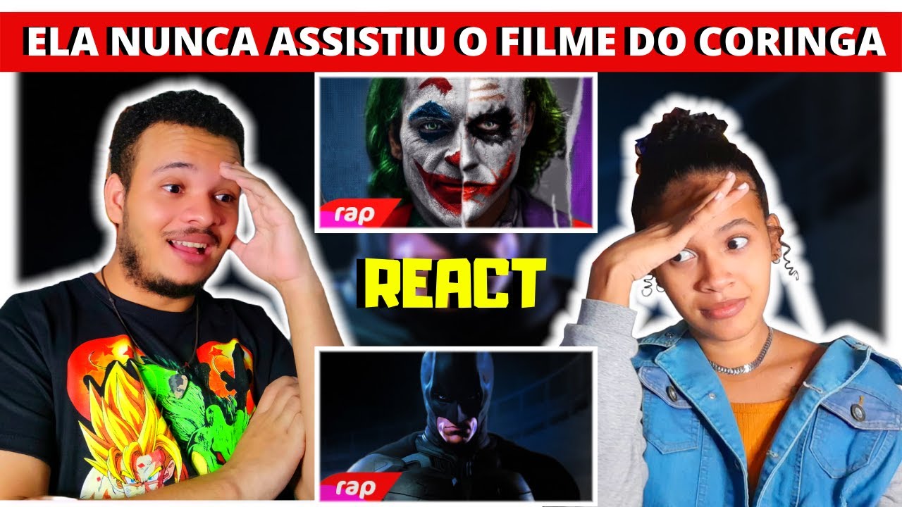 MINHA IRMÃ REAGINDO AO Rap dos Coringas - CIRCO DOS HORRORES | Rap do Batman - CAVALEIRO DAS TREVAS