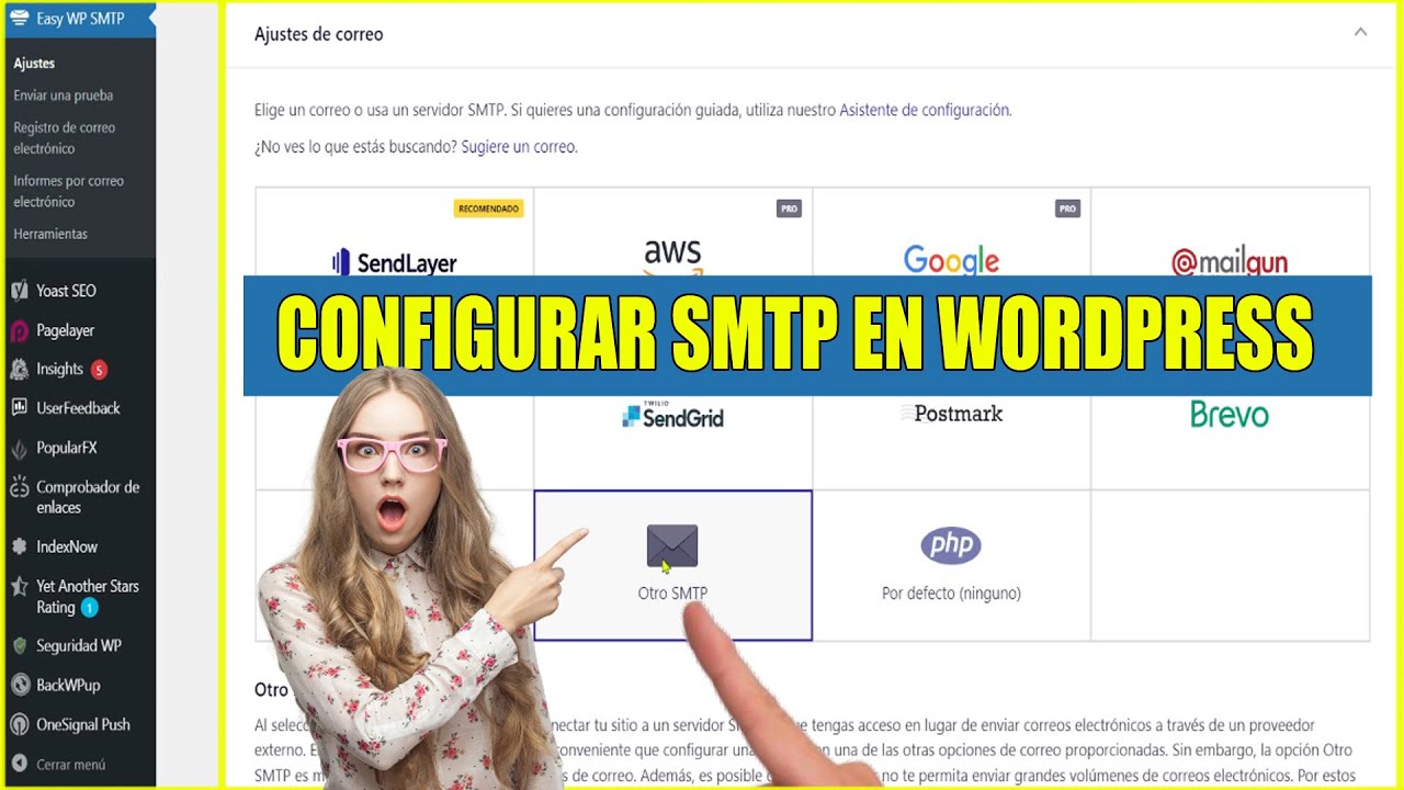 C&oacute;mo configurar WordPress para utilizar SMTP | A&ntilde;adir SMTP en WordPress | SMTP WordPress