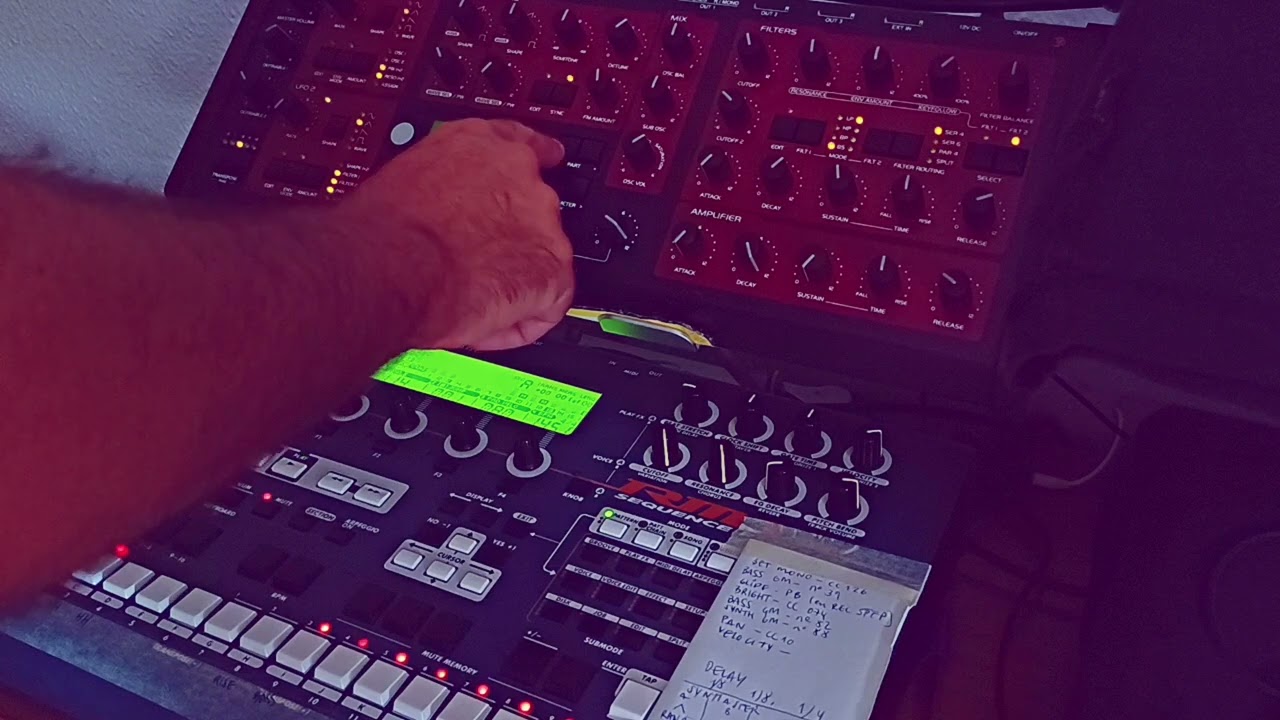Goatrance RM1X & VIRUS BiG CoMBO #accessvirus #dawless #access #synth #yamaha #rm1x #goatrance