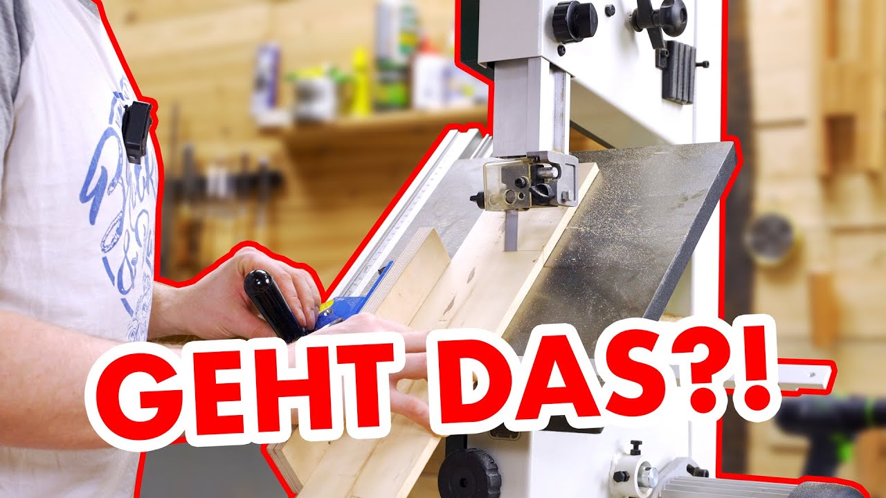 Auf Gehrung mit der Bandsäge? Eine Box aus Kupfer und Apfel