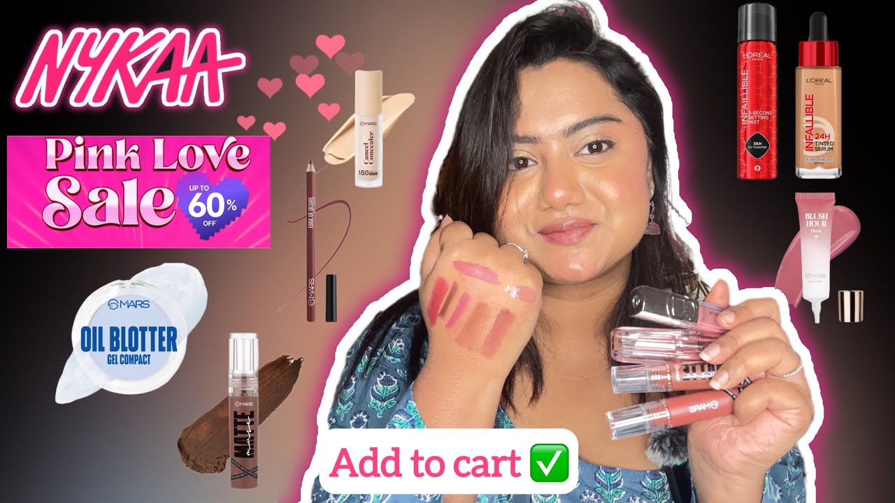 Nykaa Pink love sale makeup edition ✨💖 Part- 2