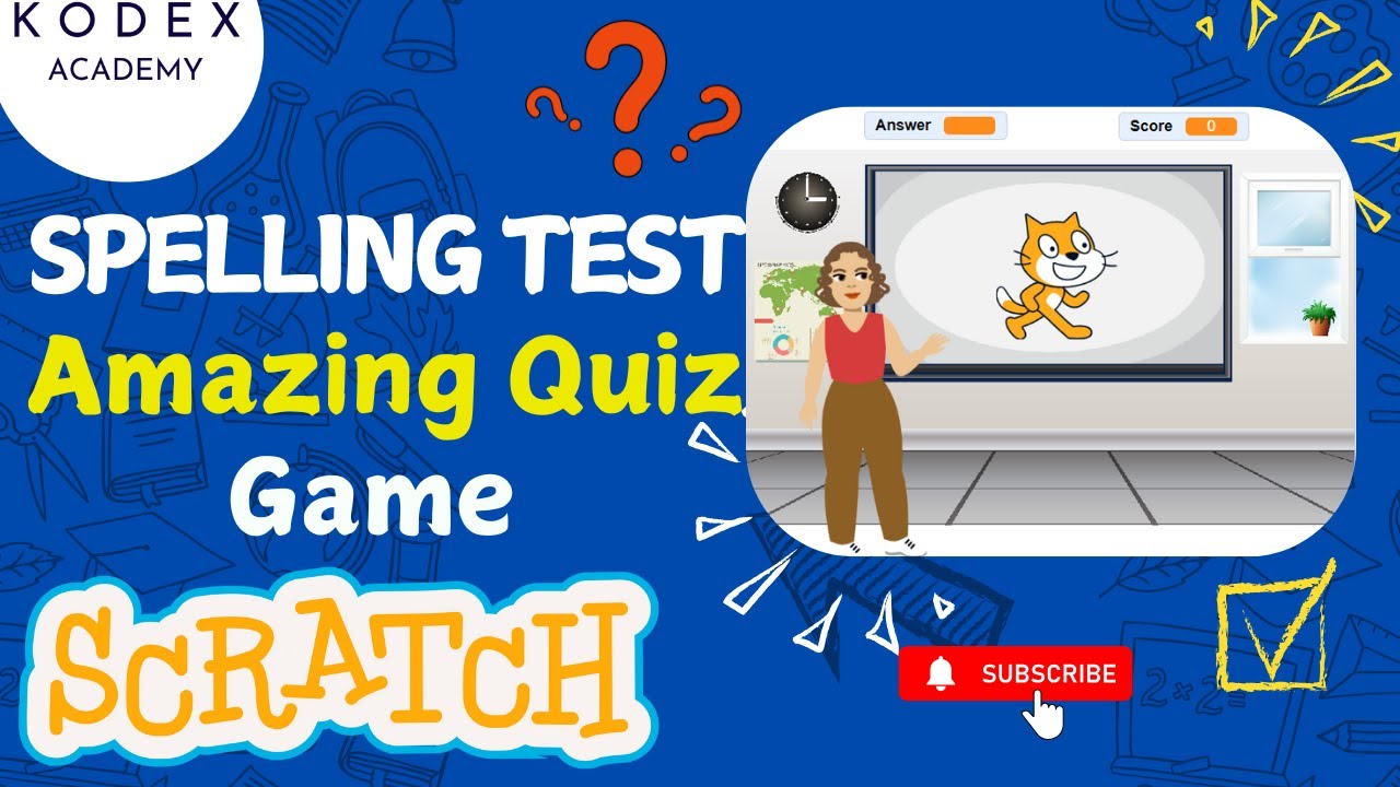 Create a Quiz Game in Scratch | Spelling Test in Scratch | Picture Identification in Scratch