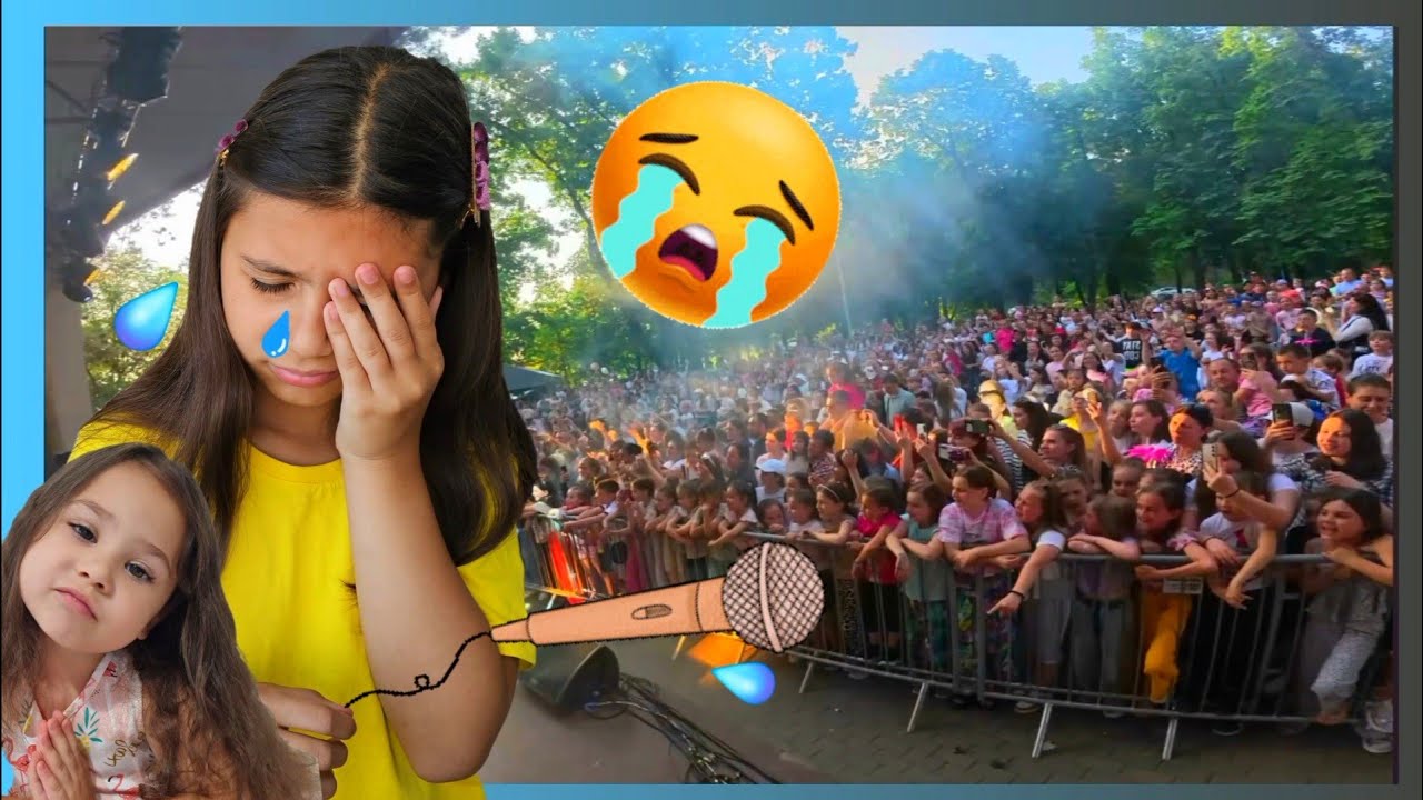 😢Am ieșit cu LACRIMI în ochi și am CÂNTAT pe scenă la concertul pentru COPII🎀 1 iunie ZIUA COPIILOR