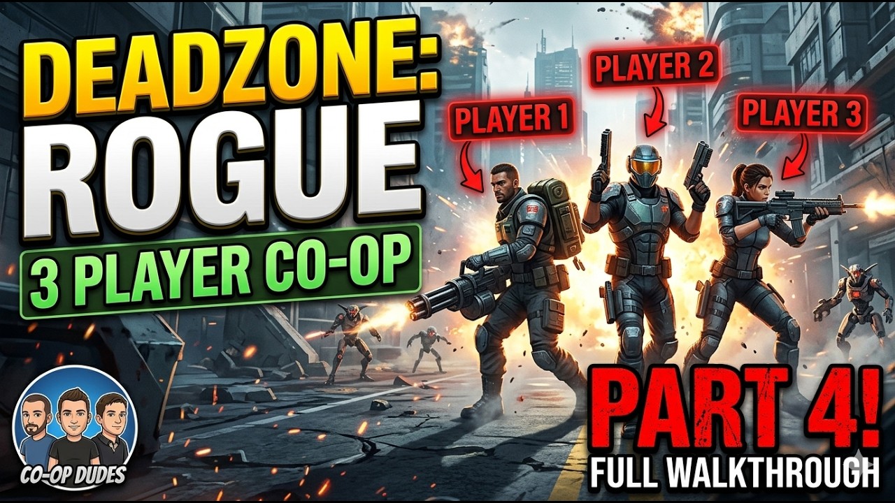DEADZONE: ROGUE GAMEPLAY MULTIPLAYER 3 PLAYER CO-OP FULL GAME PLAYTHROUGH PART 4