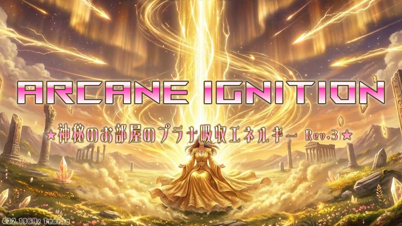 【神秘のお部屋】 ARCANE IGNITION ★ 神秘のお部屋のプラナ吸収エネルギー Rev.3 ★　#EUROBEAT #AIMUSIC #ヒーリング #波動音楽