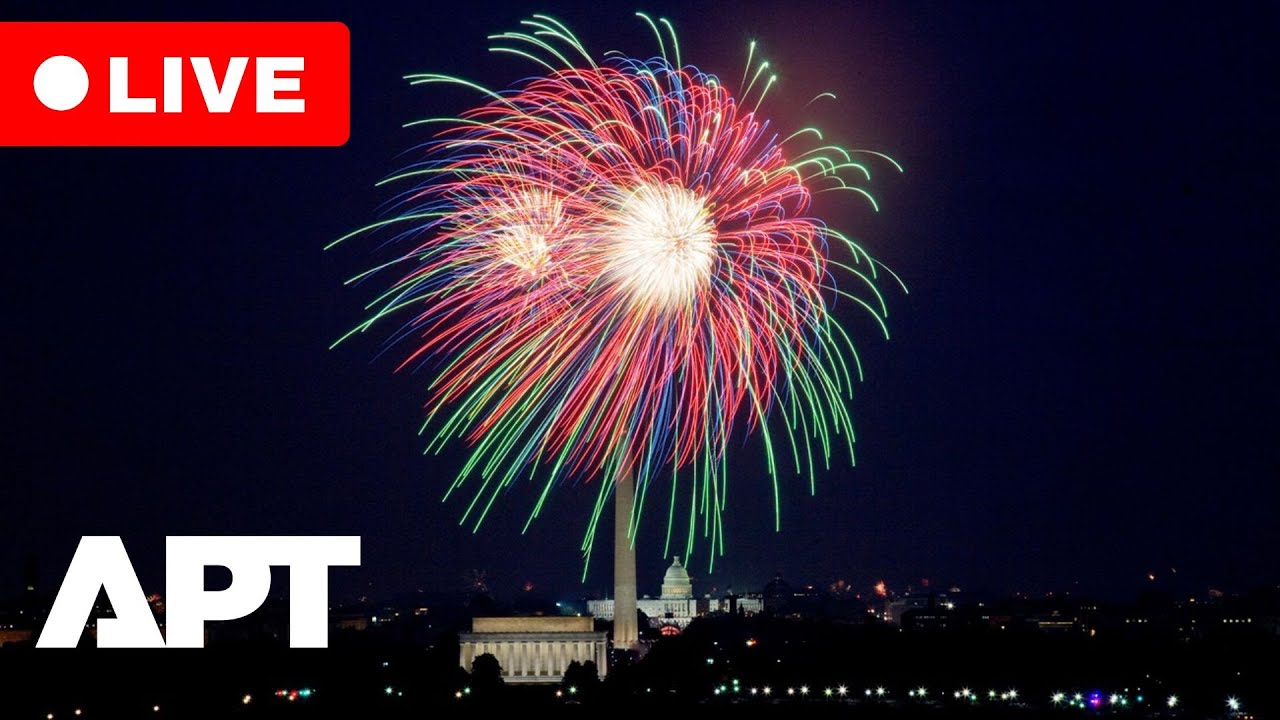 LIVE | Spectacular Fireworks Illuminate National Mall for Independence Day | APT