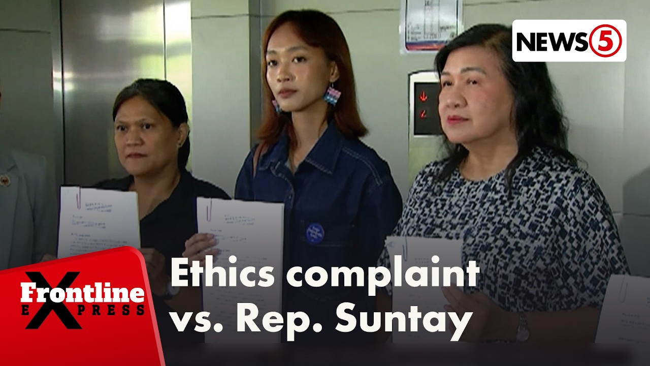 Gabriela, naghain ng ethics complaint vs. Rep. Bong Suntay | Frontline Express