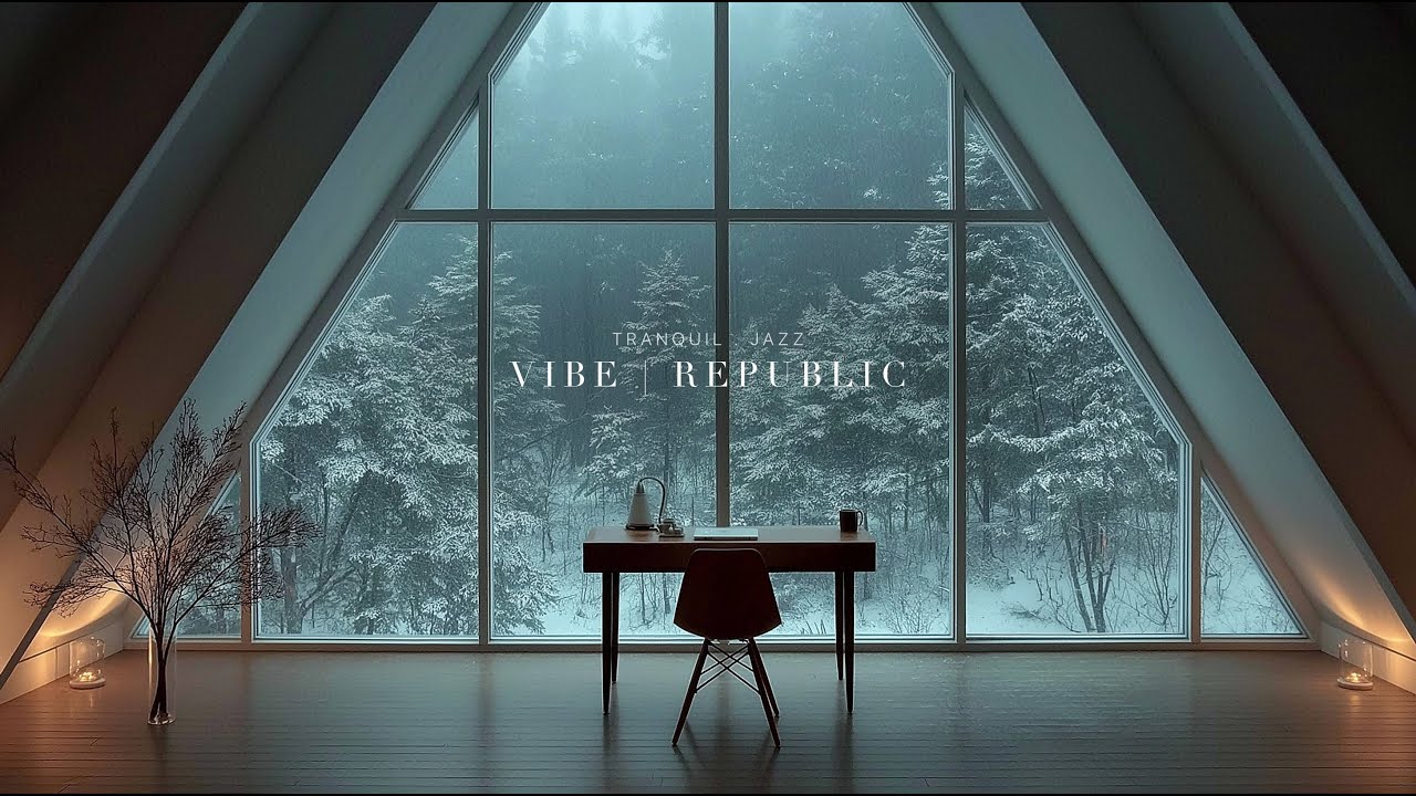snowstorm through the glass — tranquil jazz for deep focus