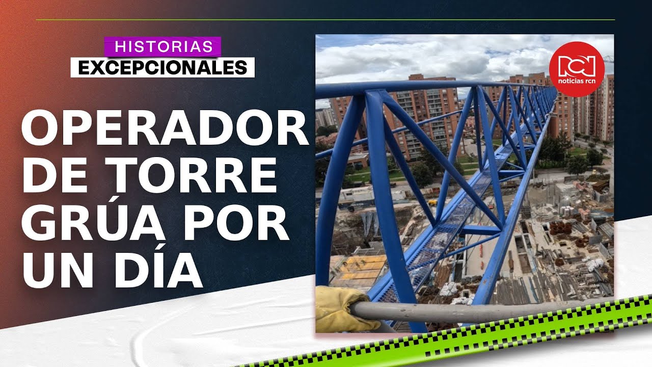 ¿Cómo es trabajar a más de 50 metros de altura?: un día como operador de torre grúa