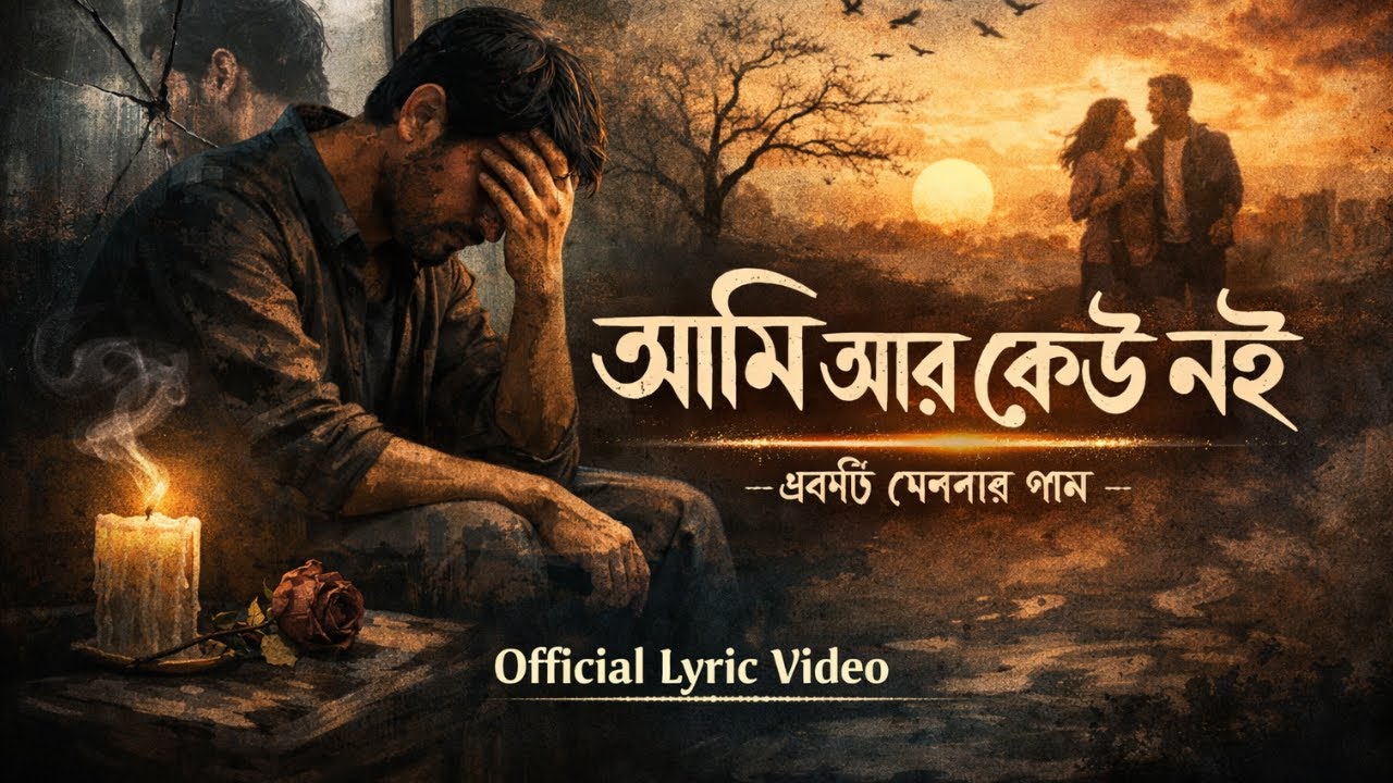 আমি আর কেউ নই | Bangla Sad Song | Heart Touching Emotional Lyrics | Bengali Breakup Song