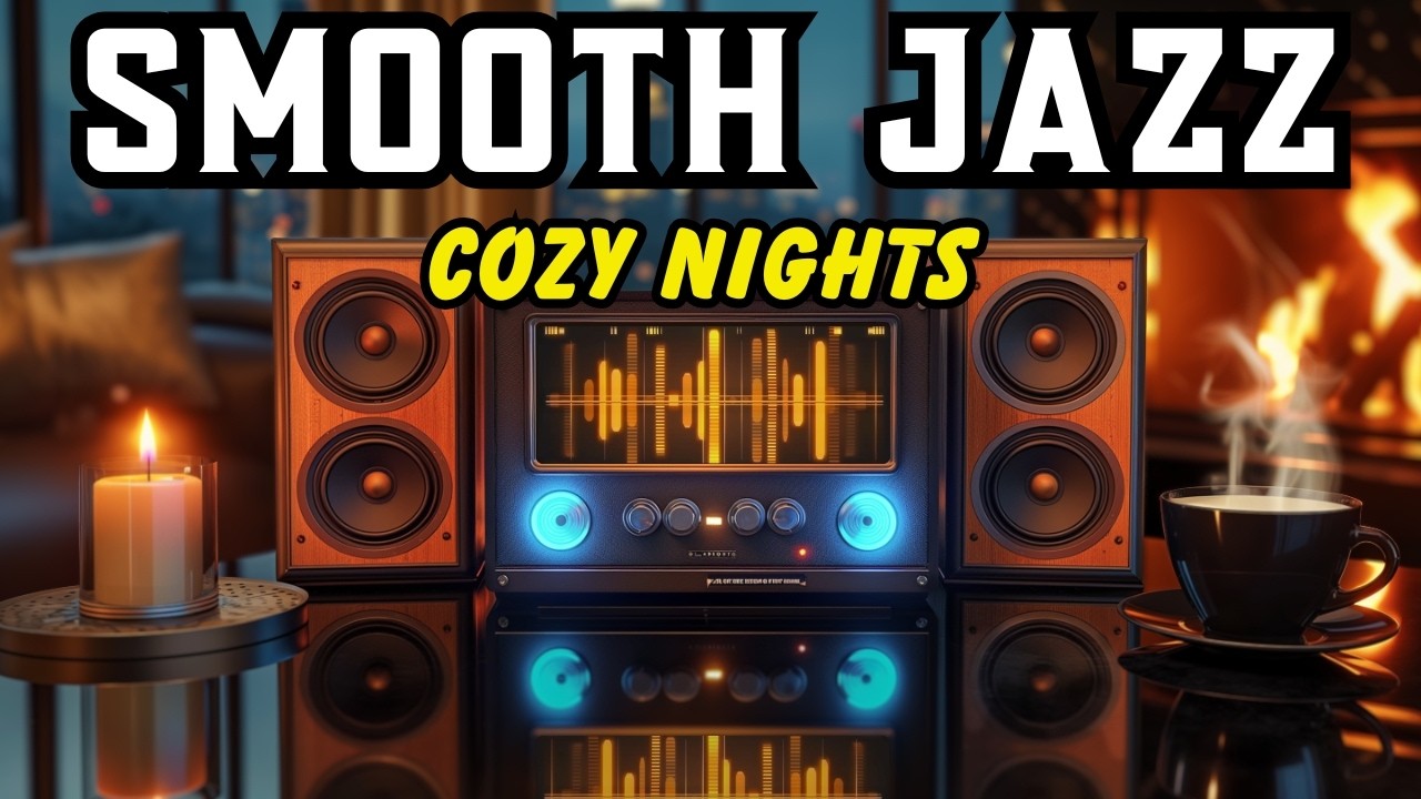 Smooth Jazz Cozy Nights for Study — Relax & Late Night Cafe Vibes