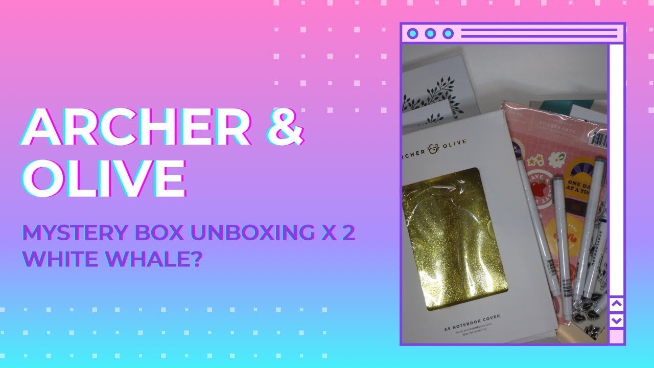 Archer & Olive Mystery Box Unboxing - White Whale?? 🐳