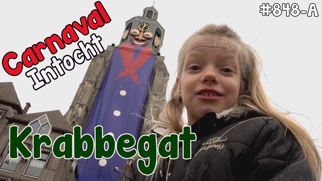 CARNAVAL intocht te BERGEN OP ZOOM met Bobbi-lee. Ook wel KRABBEGAT genaamd. #848-A