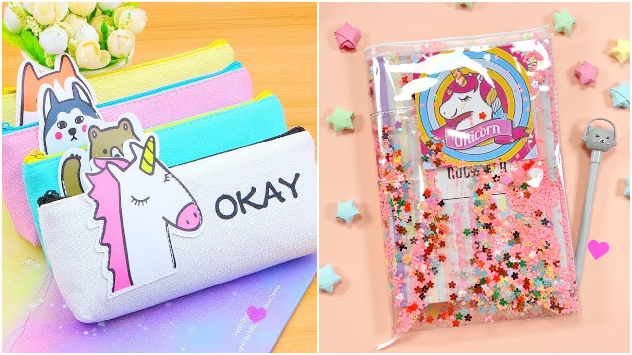 10 IDEAS- INCREÍBLES Y LINDAS IDEAS PARA COLEGIO: TRUCOS Y MANUALIDADES FÁCILES “REGRESO AL COLEGIO”