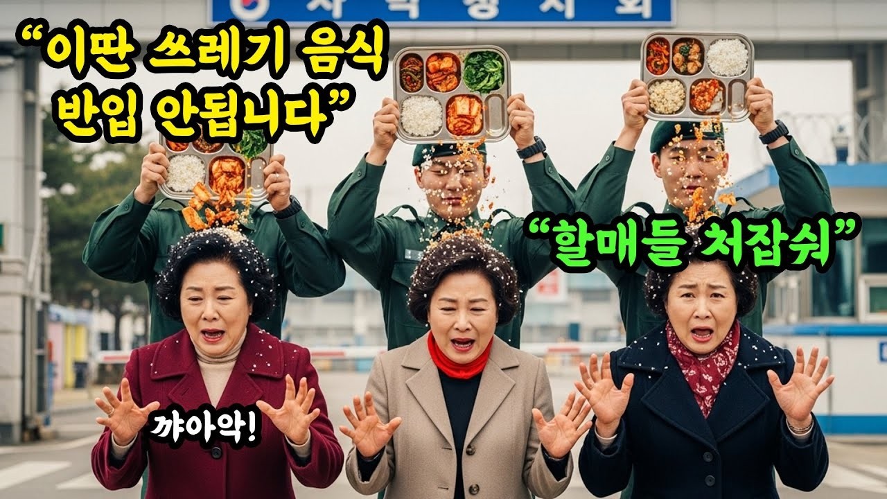 조카 면회간 이모들이 허름한 차림으로 왔다고 무시당하자 군대의 가장 큰 별이 움직이기시작했습니다
